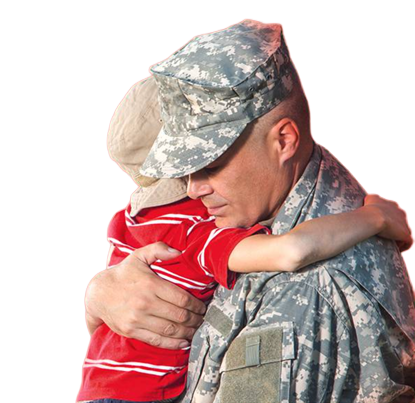 Soldier and Kid